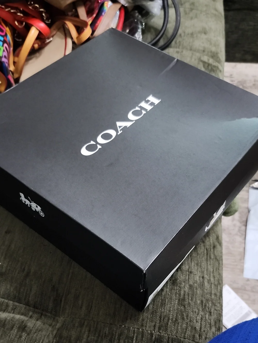 Coach Lacey Suede Booties, Oat New W/Box Sz.11b 2